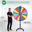 Grande roue de prix WinSpin de 48 po avec base mobile mobile et logo personnalisable pour une foire commerciale