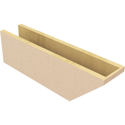 Queue de chevron Concord Woodgrain TimberThane, brun clair apprêté
