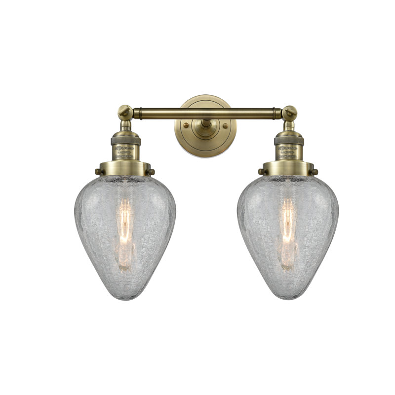 Shauna 2 - Light Dimmable Vanity Light, Antique Brass