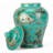 Turquoise Scenic Lidded Jar