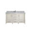 Meuble-lavabo simple 60 po avec comptoir en quartz Aberdeen