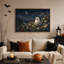 Art mural blanc sur toile Halloween-509240043