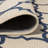 Arabesque Ogee Trellis Beige/Navy Indoor/Outdoor Rug-1546335260
