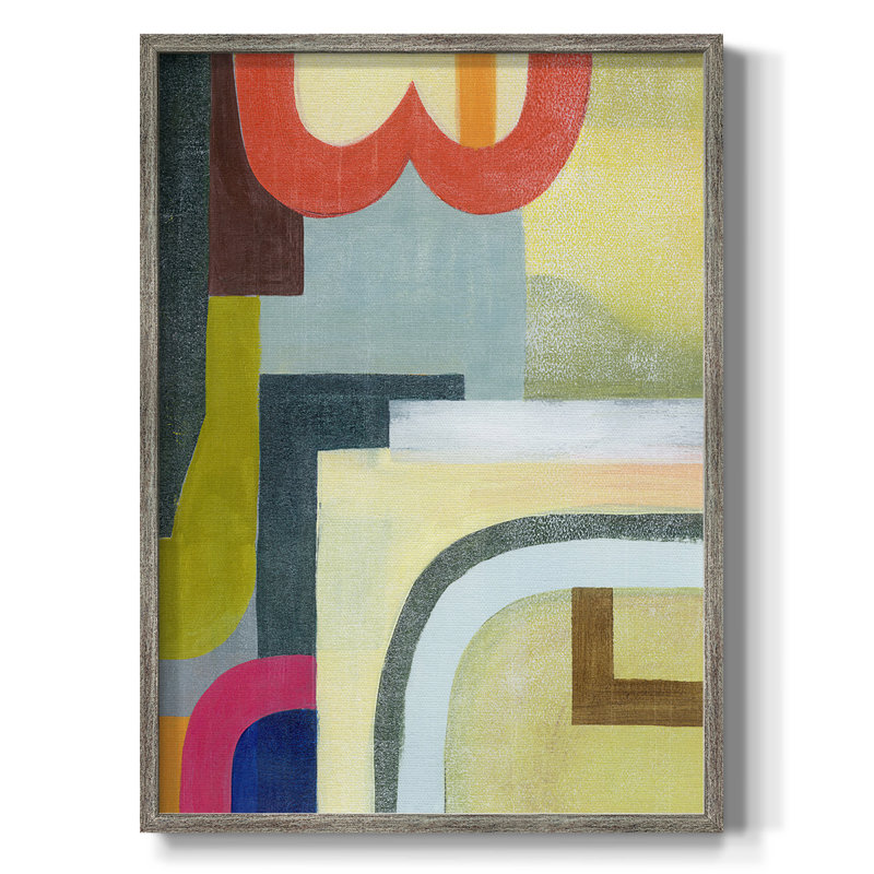 City of Rainbows II, reproduction encadrée - bois massif, H 30 po x l 24 po