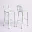 Commercial Grade Metal Indoor-Outdoor Stool with Vertical Slat Back-1056393375-1056393367