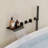 Wall Mounted Waterfall Tub Spout Bathtub Faucet with Diverter & Handheld Shower-111633994