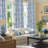 100% Blackout Curtains, Grommet Pattern Gold Foil Printed Window Treatments Room Darkening Drapes for Bedroom, 2 Panels-895037151-896250778