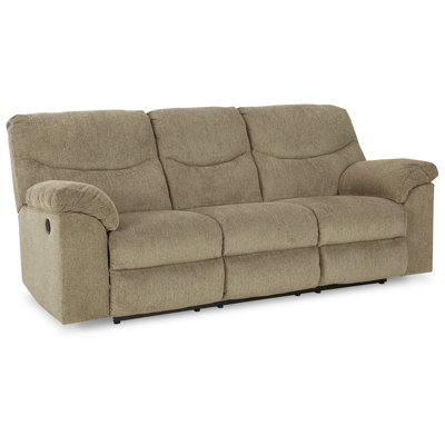 Nykayla Upholstered 93'' Reclining Sofa