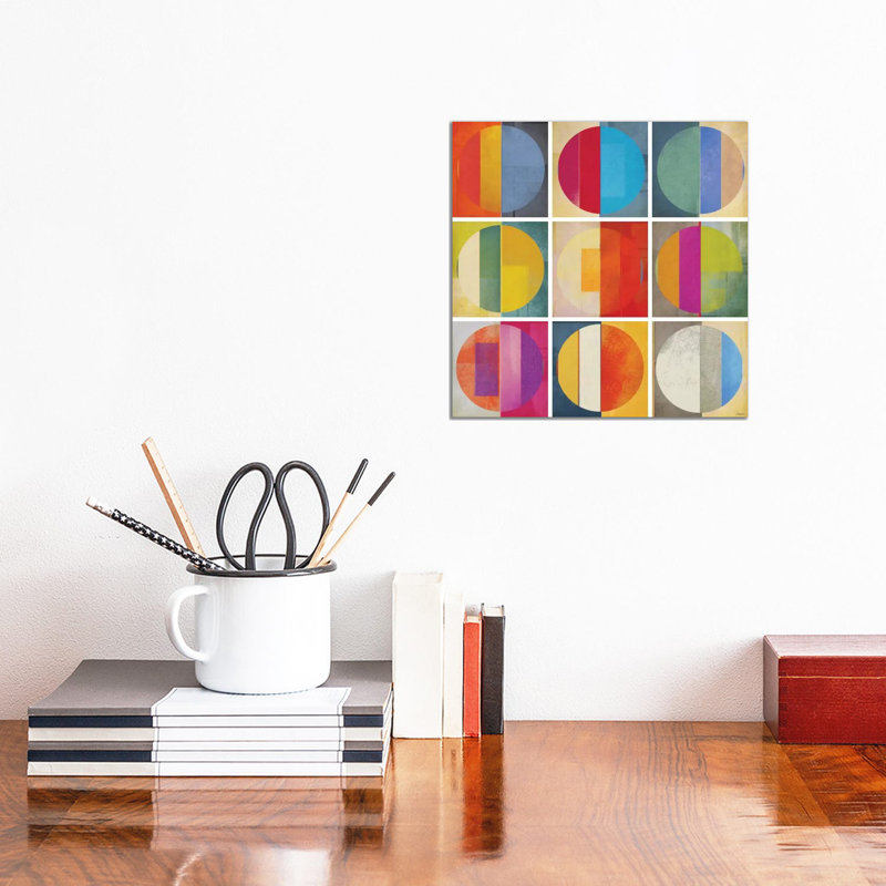 Pattern Tiles I- Gallery-Wrapped Canvas Giclée