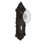Victorian Plate with Decorative Keyhole and Crystal Victorian Knob