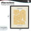 Cadre flottant jaune avec parapluies Amalfi, design par A Barefoot Stylist-463983318-463983338
