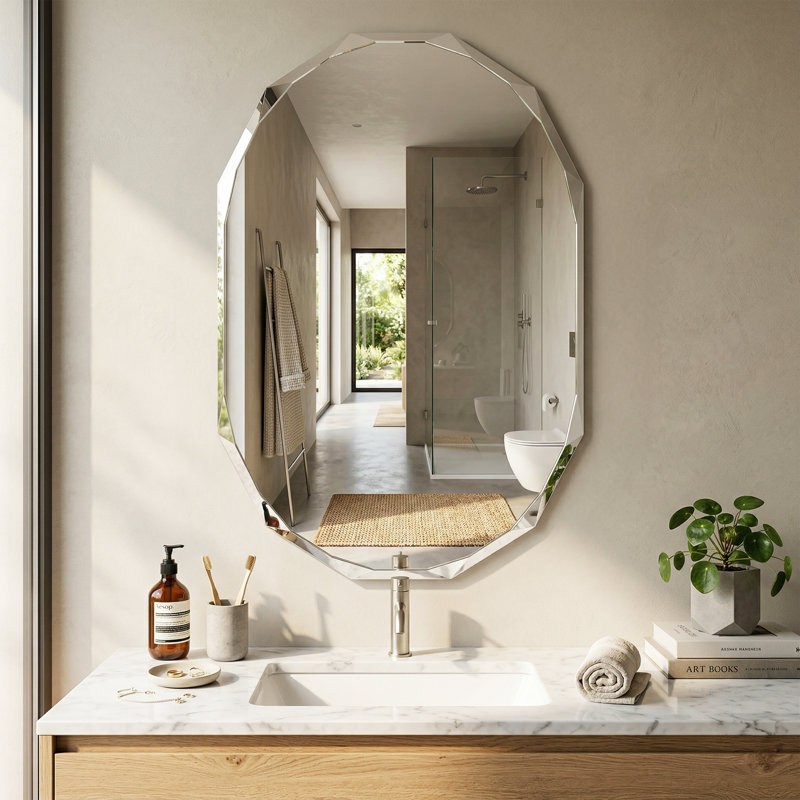 Miroir mural biseauté, 30 po x 20 po