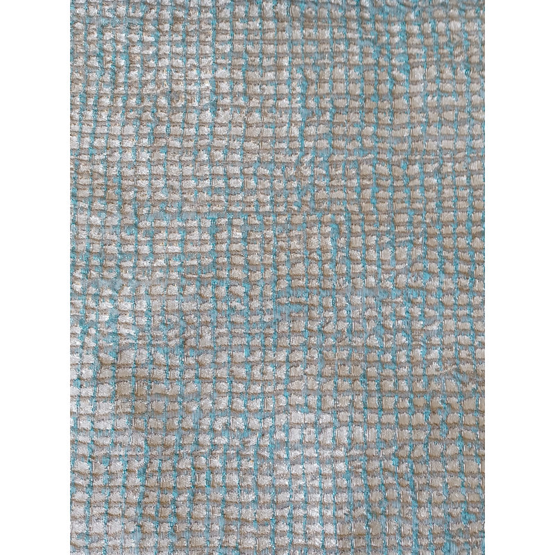 Screen Pillow, 36" x 25 ", Aqua-Gold