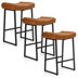 Light Brown Seat/Black Frame