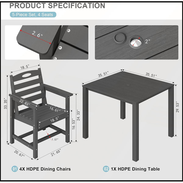 Dimensions du produit