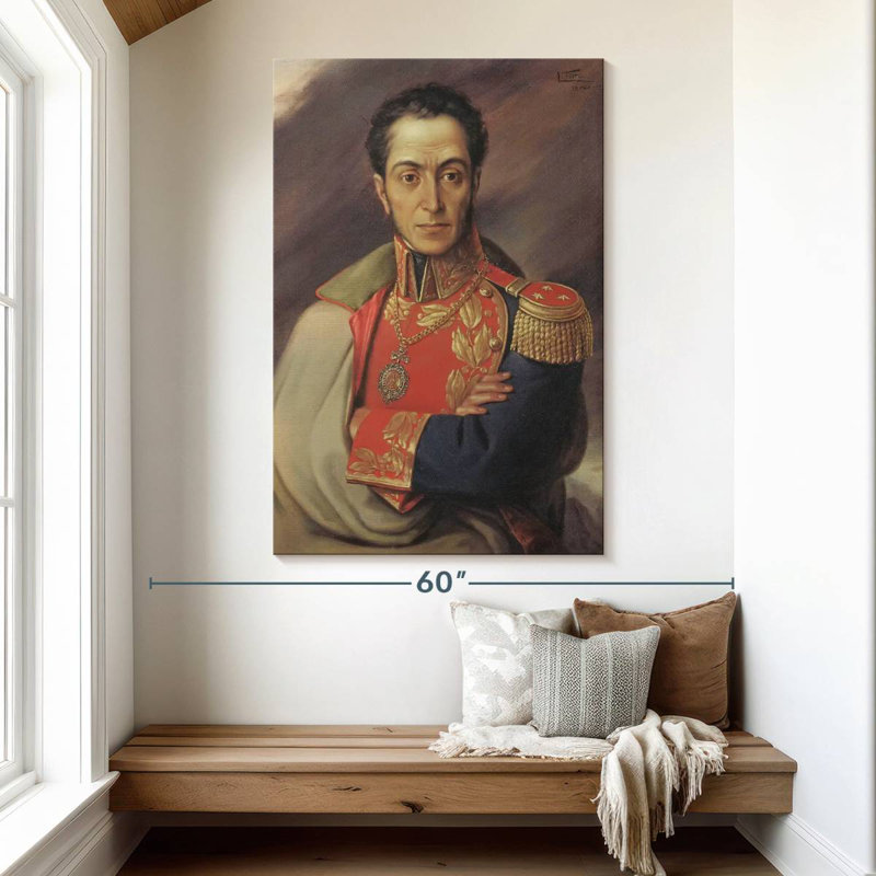 Leisha Simon Bolivar, 51" H x 34" W