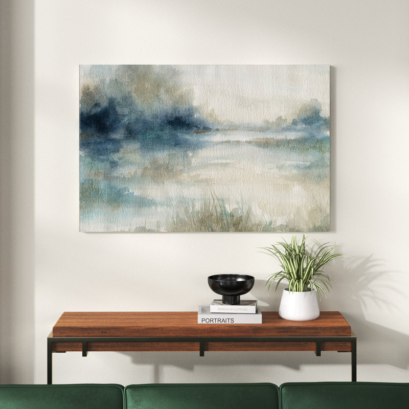 «Still Evening Waters II», reproduction sur toile tendue, H 20 po x l 50 po x P 1,5 po
