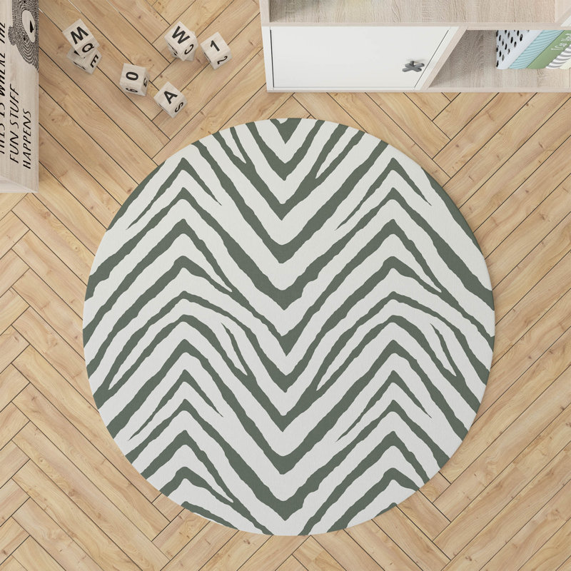Tapis de jeu Zebra, Chimichurri / vert