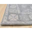 Hand Tufted Wool Geometric Area Rug in Gray-141861828