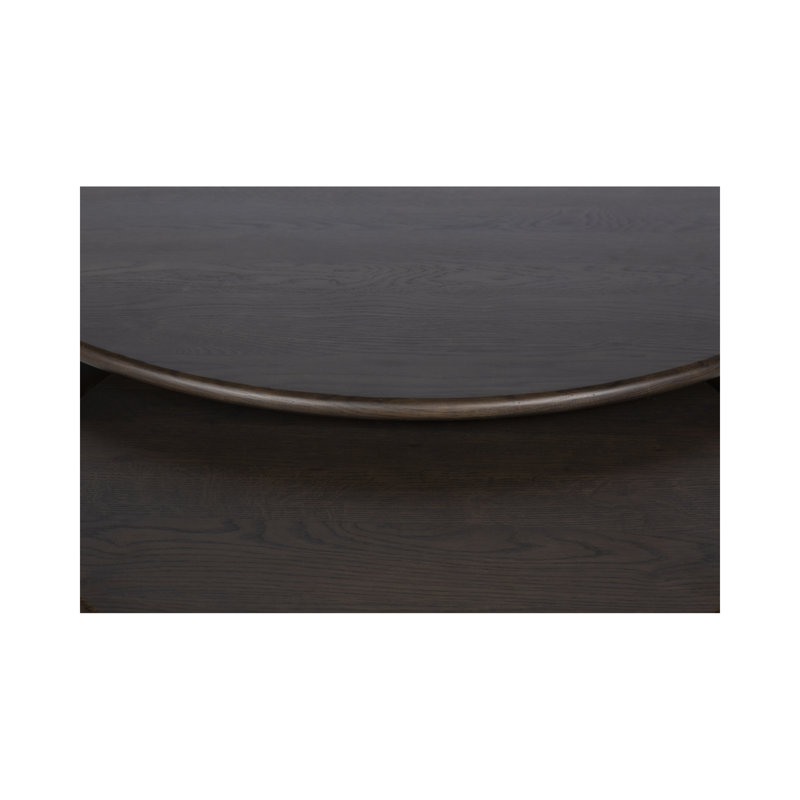 Penny Small Coffee Table Dark Brown, 15.75" H x 39" L x 39" W, Espresso