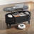 Lyra Lift Top Coffee Table with Storage, Modern Black Oval Wood Coffee Table for Living Room,38.6"W x 18.9"D x 18.5"H-366219146
