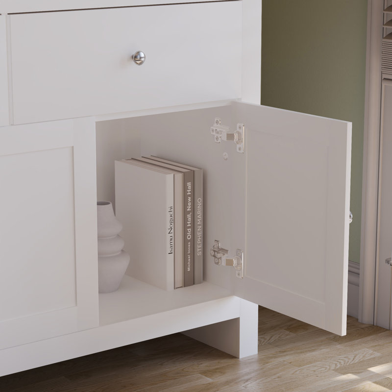 Beacsfield 117Cm Wide 2 Drawer Sideboard, White
