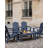 5-piece Hdpe Adirondack Patio Furniture Set - 4 Stackable Chairs & 1 Large Side Table, All-weather, Uv Resistant-77821523