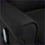 Fauteuils inclinables, fauteuil de massage chauffant à oreilles rétro avec télécommande, poussoir | Noir | Tissu-675978320