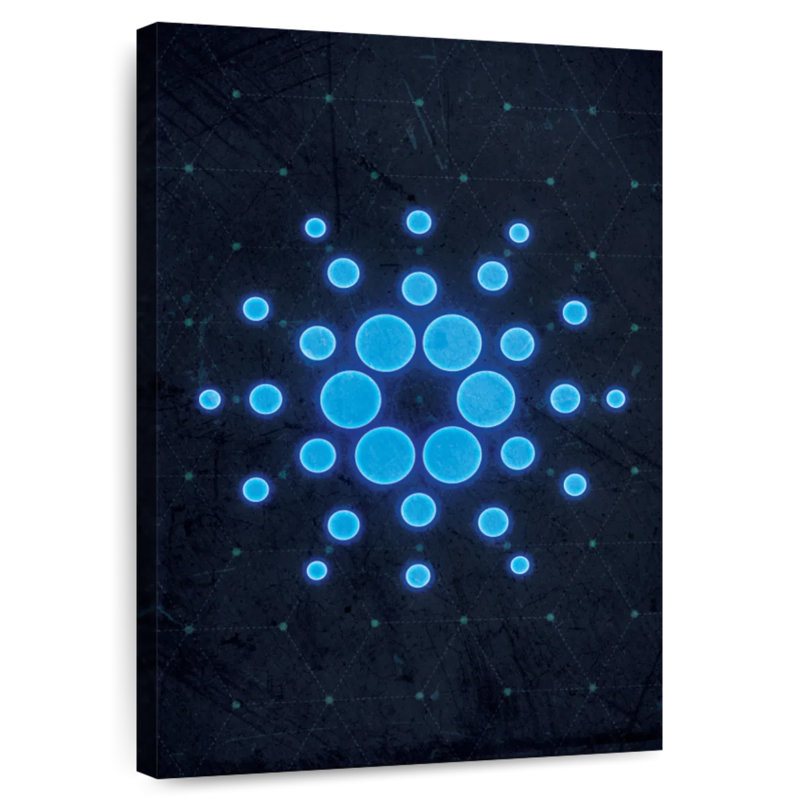 Kano Crypto-monnaie Cardano Logo II, H 24 po x l 16 po