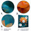 «Vibrant Orange and Blue Lotus Bloom II», impression d'art mural Lotus-1566319997-1566319971