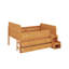 Wooden Full Size Bed With LED Light, Storage Drawers-1367452437