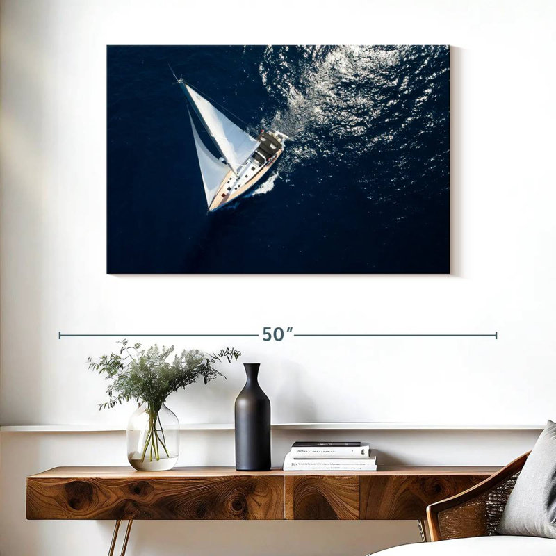 Mehar Yachting On Open Sea, H 26 po x l 39 po