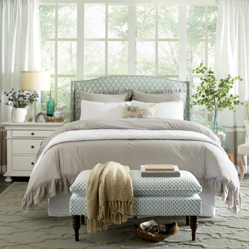 Bissonet Traditional Cotton Duvet Cover, King Duvet Cover