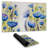 Blue garden - 14.00"x24.25" Desk mat
