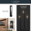 Applique murale d'extérieur 3 lumières noire Lundon-126501929-126501928