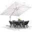 274cm X 335cm Rectangular Cantilever Parasol-34074743