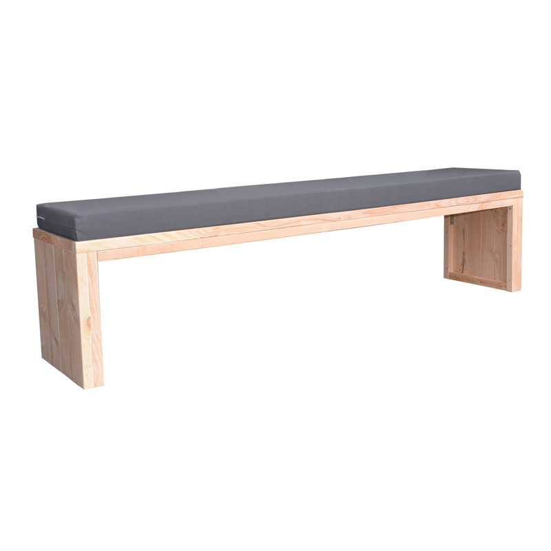 Mayna Manufactured Wood Wood Outdoor Bench, 43cm H x 150cm W x 36cm D