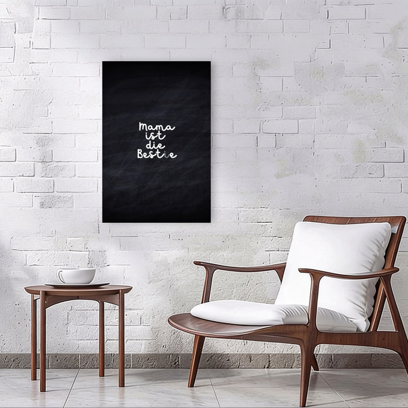 Art mural contemporain Mama, 36" H x 24" W