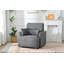 Chaise surdimensionnée avec repose-pieds avec rangement