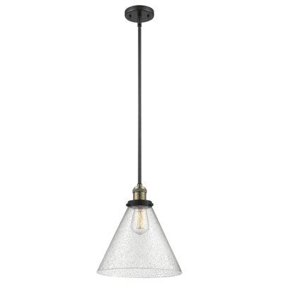 Luminaire suspendu conique à 1 lumière Anner
