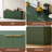 67-Inch Modern Wavy Sideboard, Curved Contour Design Storage Cabinet, 6-Door Cabinet With Storage Function, Suitable For Kitchen / Bedroom / Living Room, 67.0"L X 15.7"W X 27.7"H
