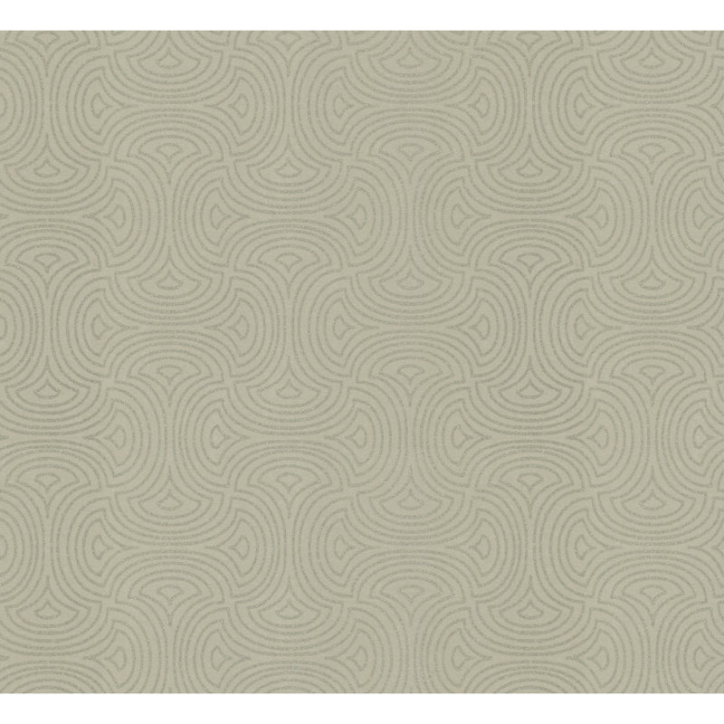 Geometric Wallpaper Roll by Candice Olson, Tan