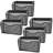 6-Pack Wall File Organizer – Mesh Metal Vertical Hanging File Holder for Office/Home