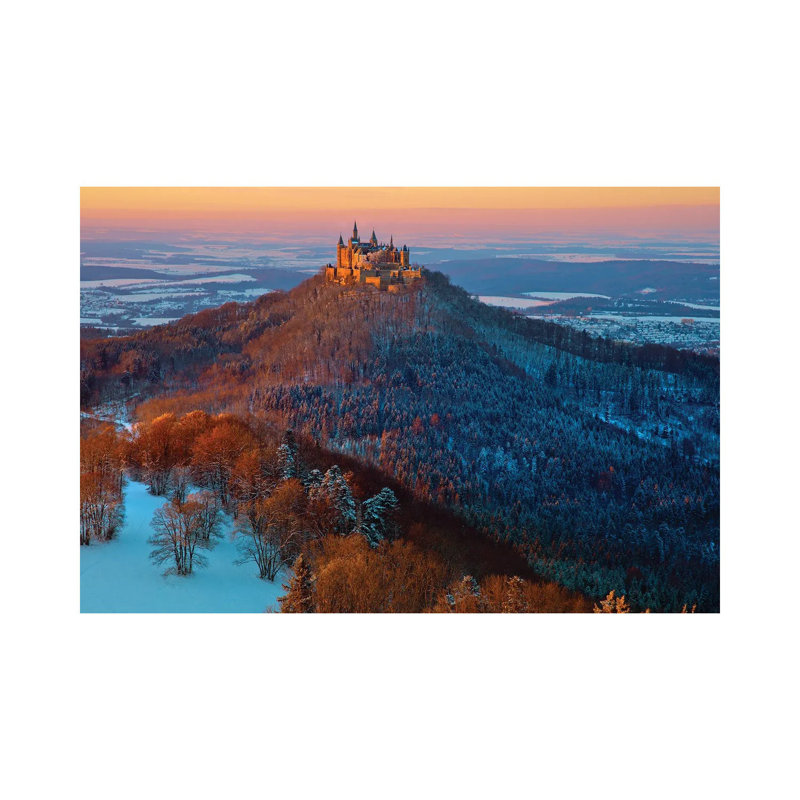 Hohenzollern In Winter Mood by Nicolas Schumacher - Wrapped Canvas Gallery-Wrapped Canvas Giclée
