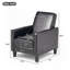 Fauteuil inclinable rembourré réglable avec repose-pieds extensible-1807060766