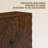 NTC BLOOM 2-Door Storage Cabinet, Solid Wood Designer Accent Cabinet with Hand-Carved Geometric Pattern Doors, Modular & Expandable Storage System for Living Room, Dark Walnut-642048451
