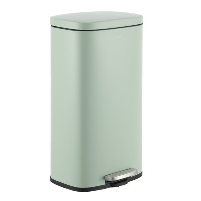 Steel Step On Kitchen Trash Can - 8 Gallons