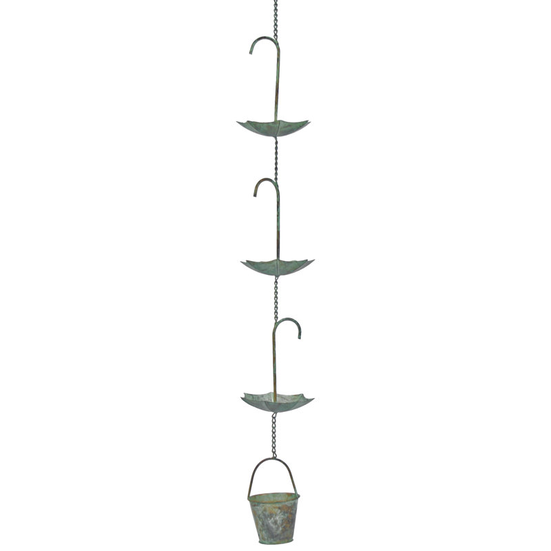 Dance Metal Abstract Rain Chain