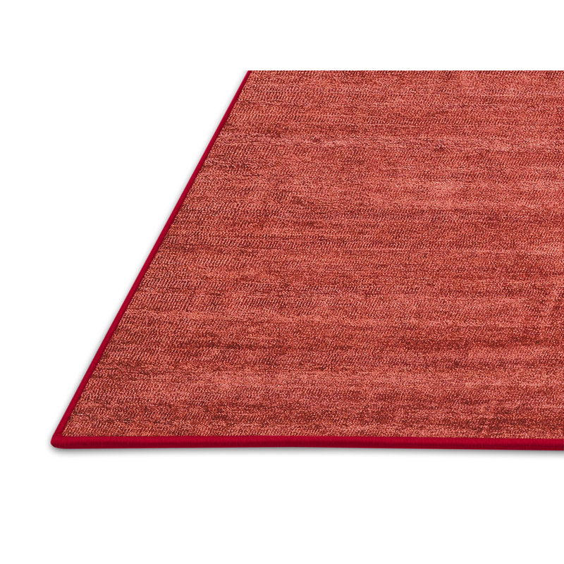 Tapis contemporain rouge, Rectangle 5 pi x 8 pi