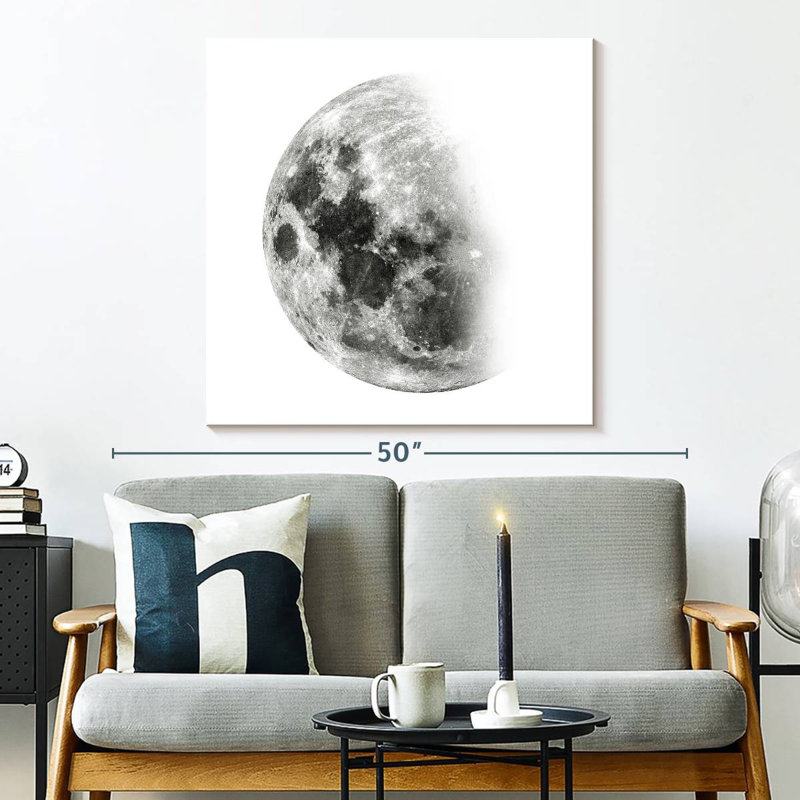 Oberle Moon Waning I, 33" H x 33" W